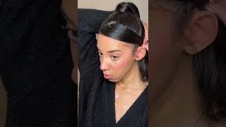 styling my week old blowout #halfuphalfdownhairstyle #blowout