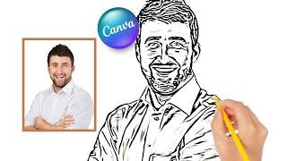 Pencil Sketch Effect Canva Tutorial Photo Manipulation 2024