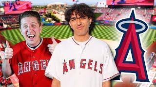 LIL' KERSH HAS TO WEAR AN ANGELS JERSEY TO THE GAME! | Kleschka Vlogs