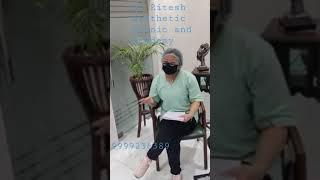 Doctor review after completing workshop of facial injectable and cosmetology.