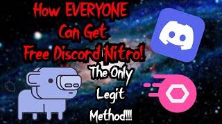 How To Get FREE Discord NITRO in 2024!