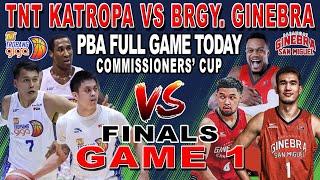 BRGY. GINEBRA vs TNT - Game 1 Semifinals PBA Live Full Game Today Commissioner's Cup 2k