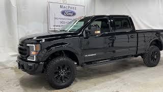 BLACK 2022 Ford Super Duty F-250 LARIAT TREMOR Review   - MacPhee Ford