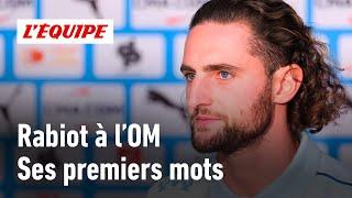 Rabiot présenté à l'OM : Un grand oral réussi ?