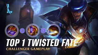 Wild Rift TWISTED FATE - TOP 1 Pulsefire Twisted Fate S14 Ranked Gameplay + Build