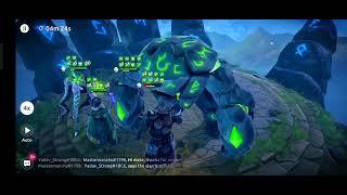 Age of Magic: Golem or Rockman(Final) boss node- Regular raid V - D5 -with Orks Bella Irazzt in 1 go