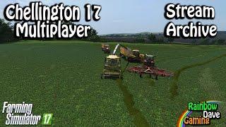 Farming Simulator 17 [PC] | Chellington Multiplayer | RainbowDave LIVE (With Head Tracking)