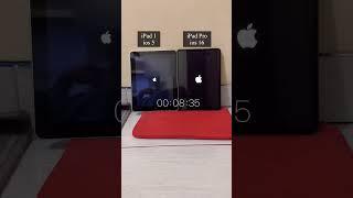 Comparison iPad Pro vs iPad 1 - Test Boot Faster #shorts