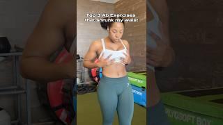 Top 3 Ab Excercises that shrunk my waist #abexercises #weightloss #75hardchallenge