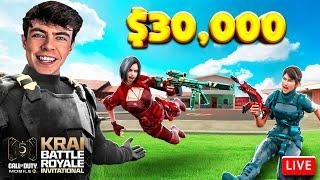 THE $30,000 Mobile Krai Battle Royale Invitational in COD MOBILE...