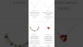 Pick one  Van Cleef’s most iconic novelty necklaces! #gold #vancleef #novelty #jwellery #necklace
