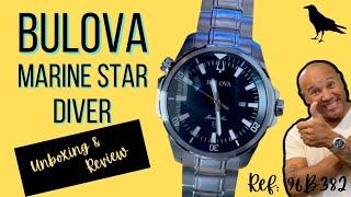 UNBOXING BULOVA MARINE STAR WATCH REVIEW| REF: 96B382