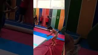Pretty in pink(or blue or glitter) but dangerous in a leotard  #supergymnastmadona #shorts #fyp