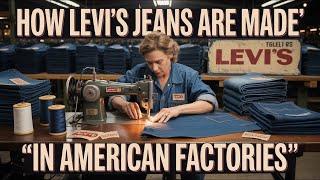 How Levi’s Jeans Are Made in American Factories  Inside the Denim Legacy