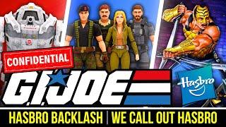 NEW Backlash Against Hasbro | We Call Out Hasbro & Debate The Latest G.I.JOE Classified Reveals!