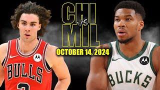 Milwaukee Bucks vs Chicago Bulls Full Game Highlights - October 14, 2024 | 2024-25 NBA Pre Season