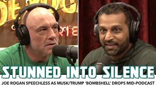 Joe Rogan Speechless As Musk/Trump ‘Bombshell’ Drops Mid-Podcast With FBI Director