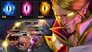 KNOWLEDGE- INVOKER BEAUTIFUL GAMES vs MEEPO & EMBER MID | Dota 2 Invoker