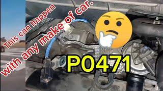 Mazda 1.5 diesel 2018.Exhaust pressure sensor foult. P0471.