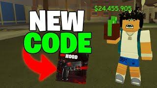 BRAND NEW DA HOOD CODE! (NEW UPDATE)