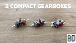 3 Types Of Compact Gearboxes | Lego Technic