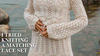 KNIT CHALLENGE: I Tried To Knit a Matching Set Lace Set