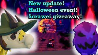 HALLOWEEN UPDATE! New dragon! SCRAWEI GIVEAWAY! (Dragon Adventures)