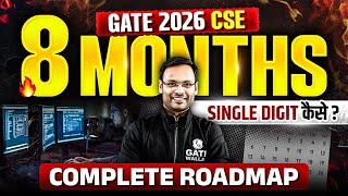 GATE 2026 Preparation Strategy CSE | 8 Months Roadmap