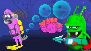 Охота на ВОДОЛАЗА в ZOMBIE CATCHERS прохождение Игра как мультик для детей Жестянка