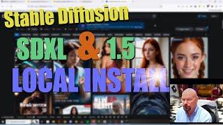 The BEST Stable Diffusion 2024 | Local Install Run on Your Computer | BOTH 1.5 AND SDXL!!   EASY!!