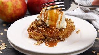 Baked Hasselback Apples // Kevin Is Cooking