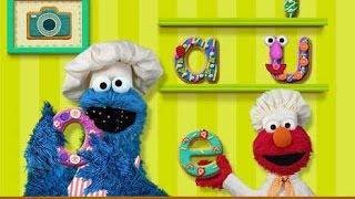 Sesame Street Alphabet Kitchen Part 2 now with Elmo! - Best iPad app demo for kids - Ellie