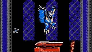 Castlevania (NES) Beating Dracula Fast and Easy - No Damage - Whip and Boomerang