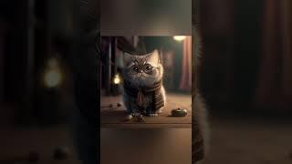 قطط ذكاء اصطناعي لطيفه 