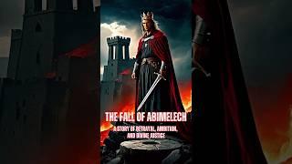 The Fall of Abimelech: A Story of Betrayal, Ambition, and Divine Justice #bible  #biblestories