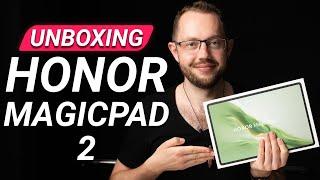 Honor MagicPad 2 Unboxing: OLED-Tablet mit Stift & Tastatur