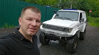 Land Cruiser 73 swap BMW M57D2 c акпп6 первый выезд, настройки.