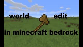 How to get world edit in minecraft bedrock with commands