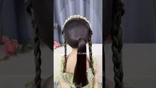 Enchanting Floral Crown Braid for Little Princesses