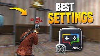 Best MSI App Player Setting For Onetap Headshots| 2022 | Free Fire