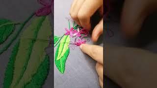 Hand Embroidery Designs by Miss Anjiara Begum on YouTube #shorts