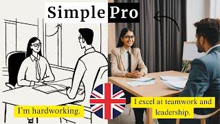 Learn Job Interviewing in English: SIMPLE vs  PRO – Master the Professional Style!