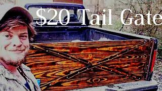 DIY Truck Tail Gate - Wooden