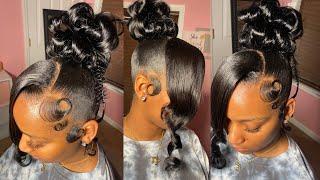 SlayMas : 90’s Pin Up Curl Style With Fishtail Braid