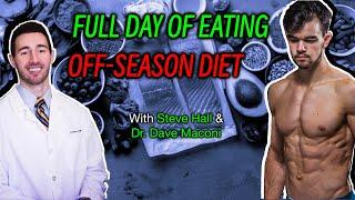 A Full Day Of Offseason Eating (Ft. Steve Hall)