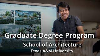 Graduate Degree options and opportunities at The School of Architecture