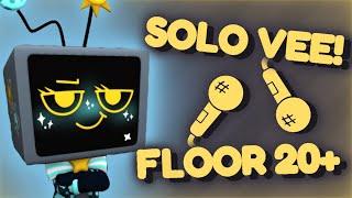 VEE GAMEPLAY! (SOLO FLOOR 20+) | Dandy's World