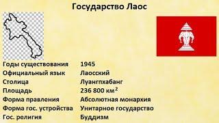 Страны прошлого #69 Государство Лаос