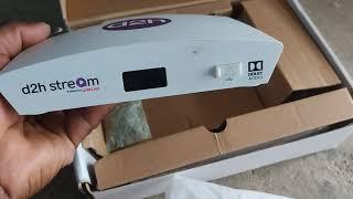 D2h Stream Box Unboxing #dth #d2h #DTH360°