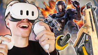 Rainbow Six Siege VR FPS On Meta Quest 3! (Breachers)